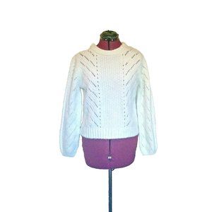 Elodie Womens Sweater Size Small Sage Green Crew Neck